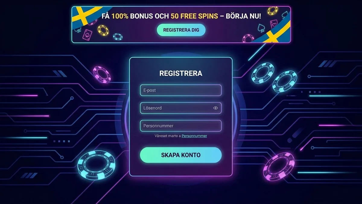 Registrera dig med bonus